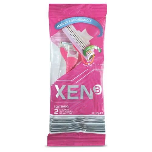 MÁQUINA PARA AFEITAR 3 HOJAS MUJER XEN 2 UND