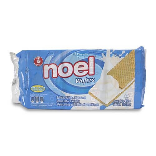 GALLETAS VAINILLA 18UN WAFER NOEL 432 GR