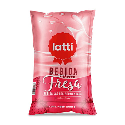 BEBIDA LÁCTEA SABOR FRESA LATTI 1000 ML