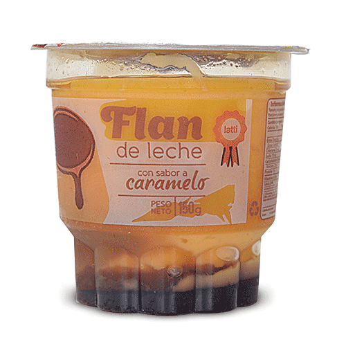 FLAN DE LECHE CON CARAMELO LATTI 150 G