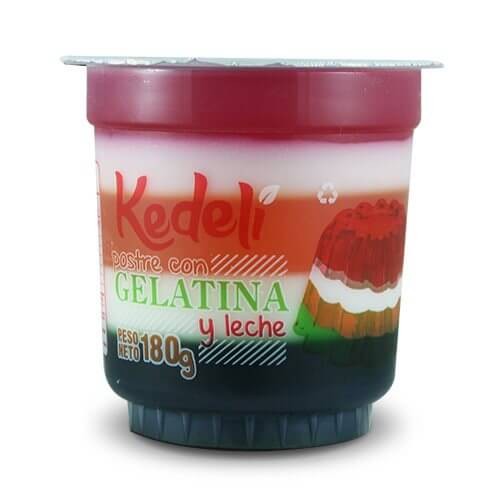 POSTRE DE GELATINA CON LECHE KEDELI 180 G