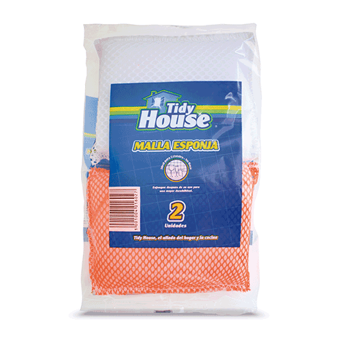 ESPONJA MALLA TIDY HOUSE 2 UND