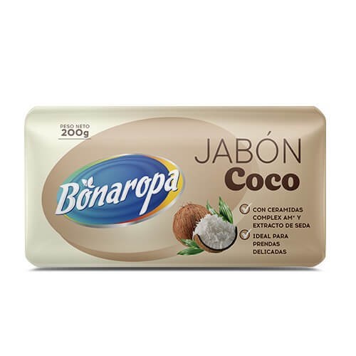 JABÓN EN BARRA COCO BONAROPA 200 G