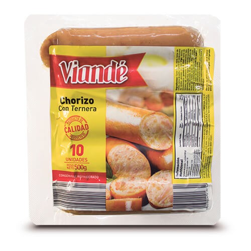 CHORIZO TIPO TERNERA VIANDÉ 500 G