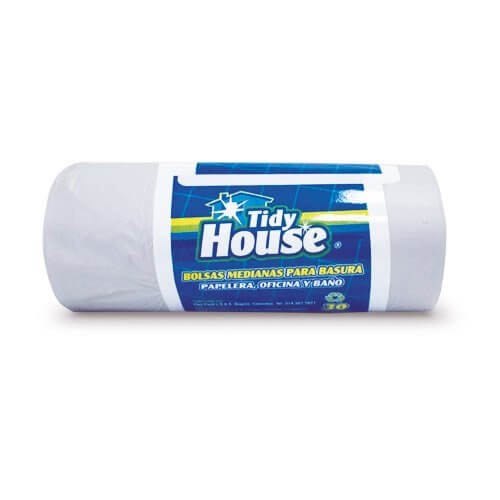 BOLSA BLANCA PAPELERA TIDY HOUSE 30 UND