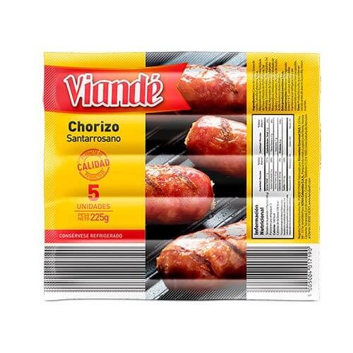 CHORIZO SANTARROSANO VIANDÉ 225 G