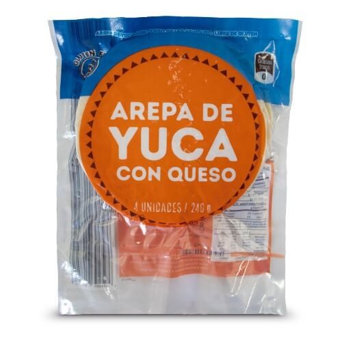 AREPA DE YUCA MASMAÍ 4 UND - 240 G