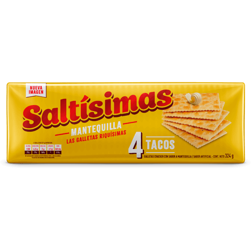 GALLETAS MANTEQUILLA SALTÍSIMAS 324 G