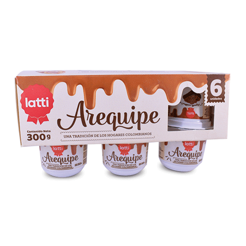 AREQUIPE INDIVIDUAL LATTI 6 UND - 300 G