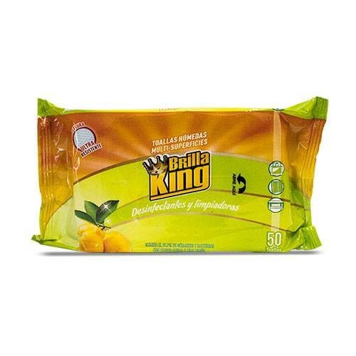 TOALLA DESINFECTANTE BRILLA KING 50 UND