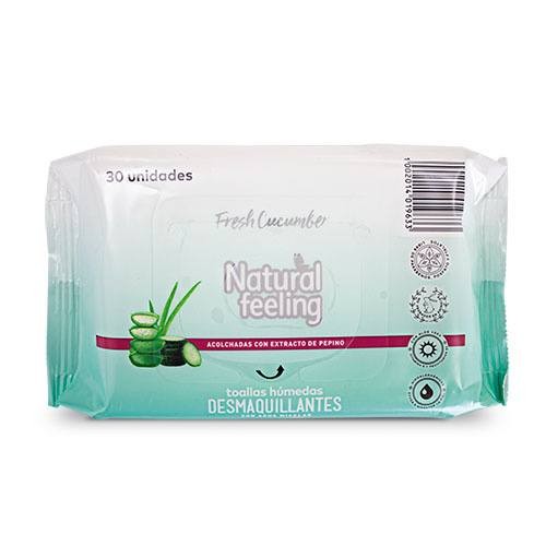 TOALLA DESMAQUILLANTE NATURAL FEELING 30 UND