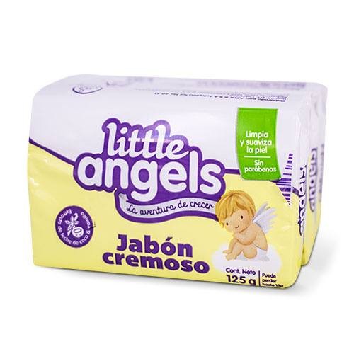 JABÓN CREMOSO PARA BEBE LITTLE ANGELS 3 UND - 375 G