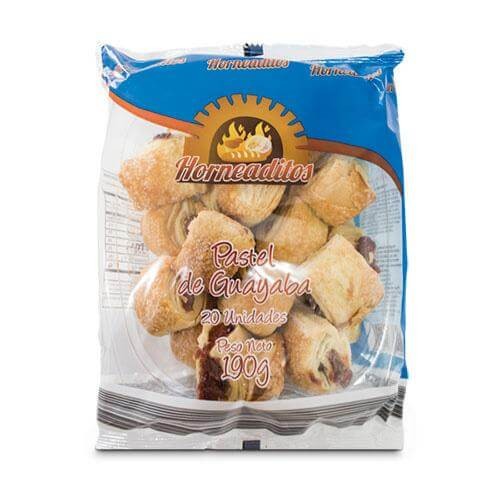 PASTEL DE GUAYABA HORNEADITOS 20 UND - 190 G