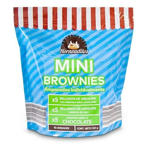 MINI BROWNIES HORNEADITOS 15 UND - 350 G