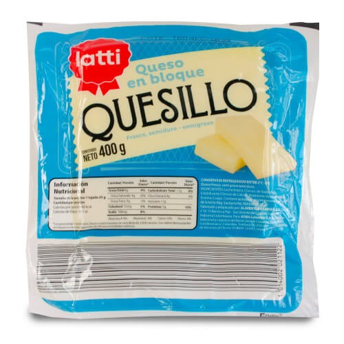 QUESILLO BLOQUE LATTI 400 G