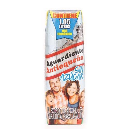 AGUARDIENTE SIN AZUCAR ANTIOQUEÑO 1050 ML