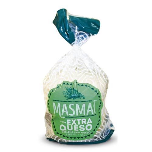 AREPA EXTRAQUESO MASMAÍ 4 UND - 720 G