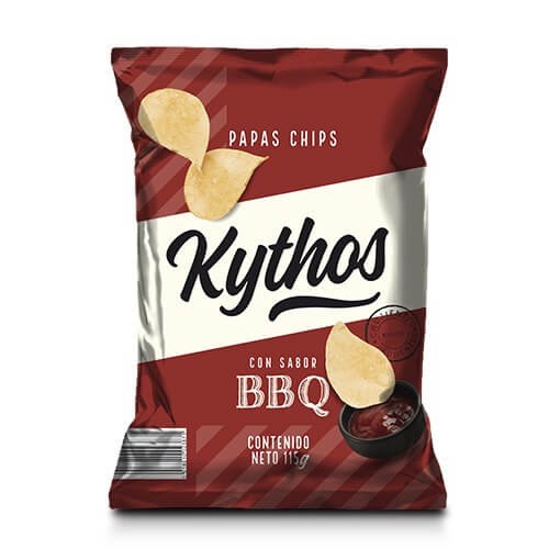 PAPAS FRITAS SABOR BBQ KYTHOS 115 G