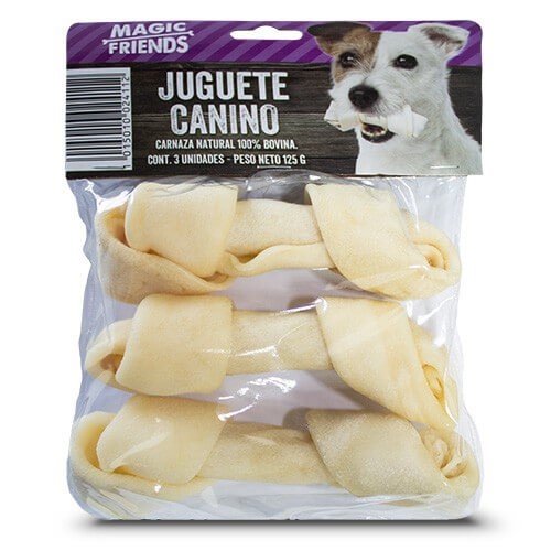 HUESO DE CARNAZA PARA PERROS MAGIC FRIENDS 3 UND