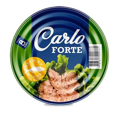 ATÚN ACEITE DE OLIVA CARLO FORTE 160 G