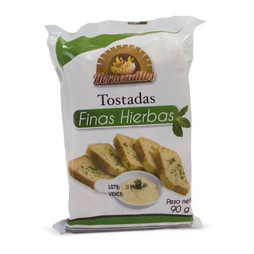 TOSTADAS FINAS HIERBAS HORNEADITOS 90 G