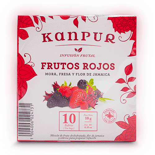 INFUSIÓN FRUTAL FRUTOS ROJOS KANPUR 10 UND