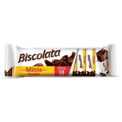 GALLETA MINI WAFER BISCOLATA 117 G