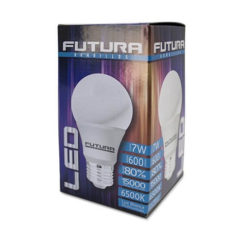 BOMBILLO LED 7W FUTURA 1 UND
