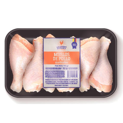 MUSLOS DE POLLO BRASSET 700 G