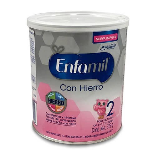 FÓRMULA LÁCTEA EN POLVO ENFAMIL HIERRO ETAPA 2 - 375 G