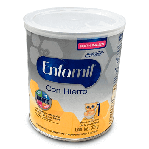 FÓRMULA LÁCTEA EN POLVO ENFAMIL HIERRO ETAPA 1 - 375 G