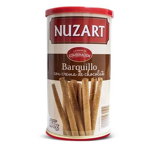 BARQUILLOS RELLENOS DE CREMA NUZART 150 G