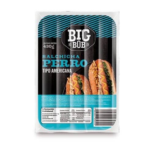SALCHICHA PERRO AMERICANA BIG BOB 430 G