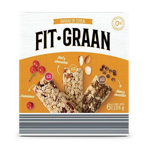 BARRAS DE CEREAL FIT GRAAN 138 G