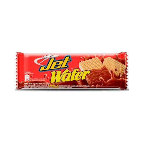 GALLETA WAFER RECUBIERTA DE CHOCOLATE JET WAFER 22 G
