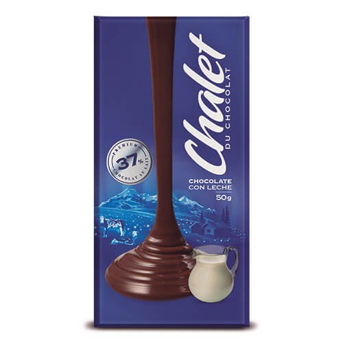 BARRA DE CHOCOLATE PREMIUM CHALET DU CHOCOLAT 50 G
