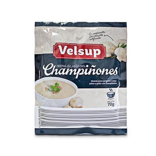 CREMA DE POLLO CON CHAMPIÑONES VELSUP 70 G