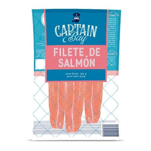 FILETES DE SALMÓN CAPTAIN BAY 350 G