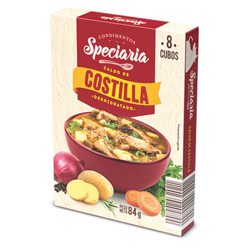 CALDO DE COSTILLA SPECIARIA 84 G 8 CUBOS