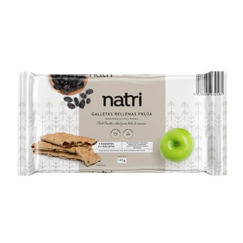 GALLETA RELLENA DE FRUTA NATRI 145 G