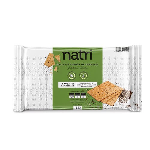 GALLETA INTEGRAL FUSION CEREALES NATRI 162 G