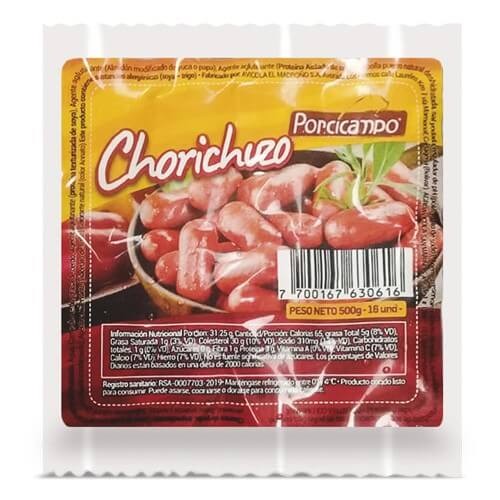 CHORICHUZO MIXTO PORCICAMPO 500 GRS