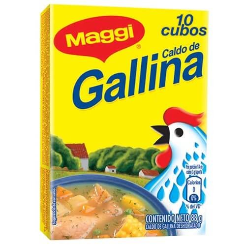 CALDO DE GALLINA MAGGI 10 UND