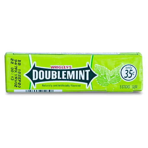 GOMA DE MASCAR DOUBLEMINT 5 STK