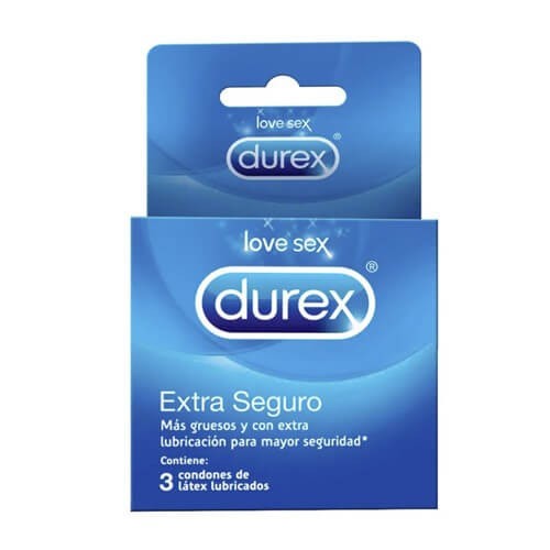 CONDONES DUREX EXTRASEGURO 3 UNIDADES