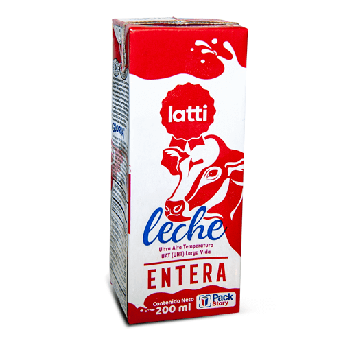 LECHE ENTERA TETRA PAK LATTI 200ML