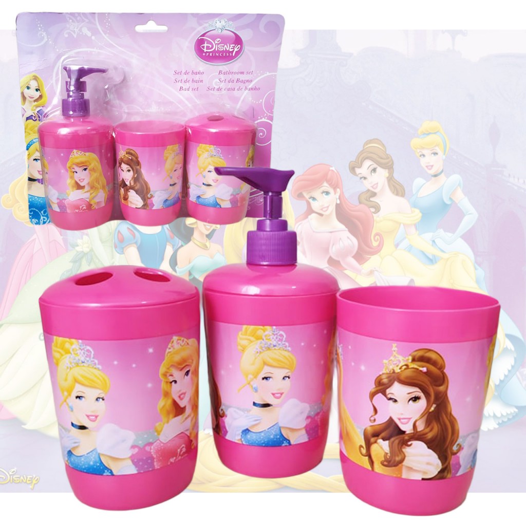 Princesas Set Baño Niñas Accesorios Juguetes Juego