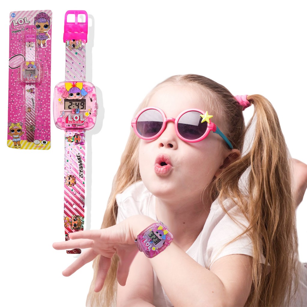 Reloj Digital Lol Niñas Hermoso Juegos Jugueteria