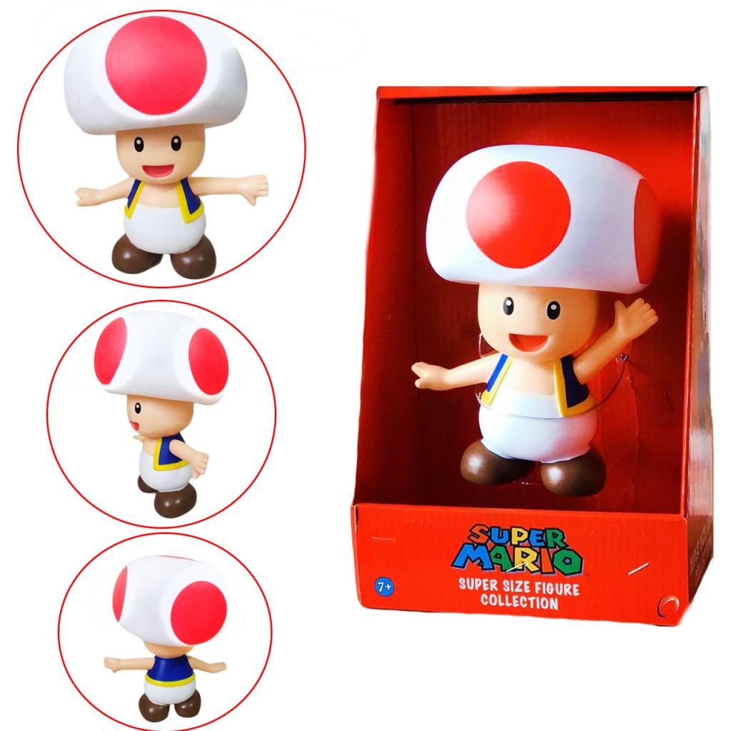 Mario Bros Figura Coleccionable Toad Juego Juguetes  DJ2671