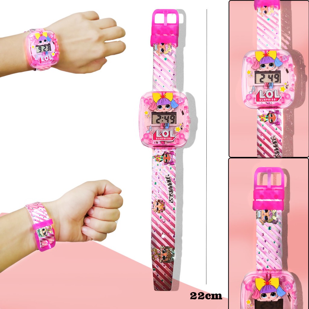 Reloj Digital Lol Niñas Hermoso Juegos Jugueteria